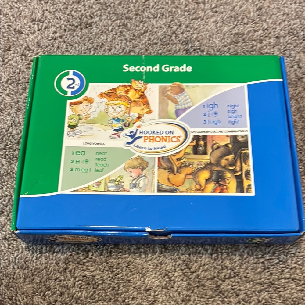 Second Grade Learning Kit - Blue and Green New- Still in Packaging